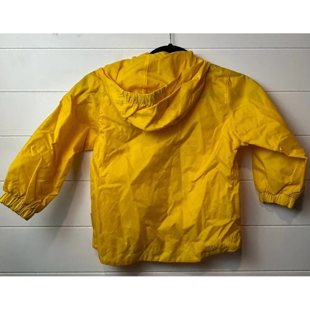 OshKosh Yellow‎ Packable Jacket Sz 4/5 Rain Coat